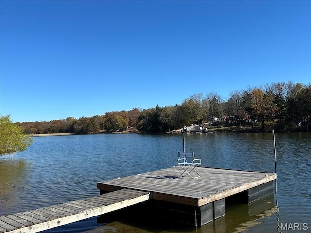 3985 Lakeshore Dr, New Haven, MO 63068 - dock area with a water view