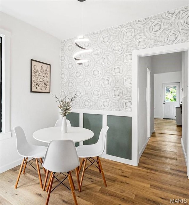 3641 Virginia Ave, Saint Louis, MO 63118 - dining room with wood finished floors and baseboards