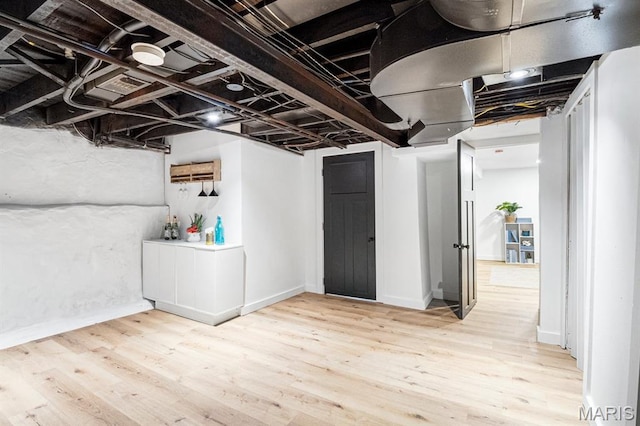 3641 Virginia Ave, Saint Louis, MO 63118 - finished below grade area with wood finished floors and baseboards