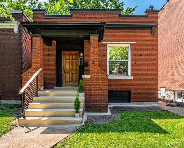 3641 Virginia Ave, Saint Louis, MO 63118 - property entrance featuring brick siding