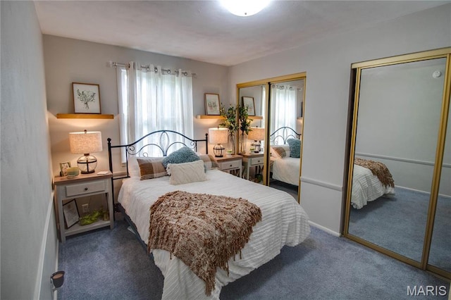 2332 Chadwick Dr, Alton, IL 62002 - bedroom featuring carpet and multiple closets