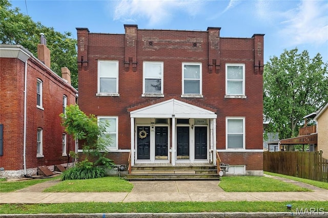 7220 Pennsylvania Ave, Saint Louis, MO 63111 - view of front of house with entry steps and brick siding