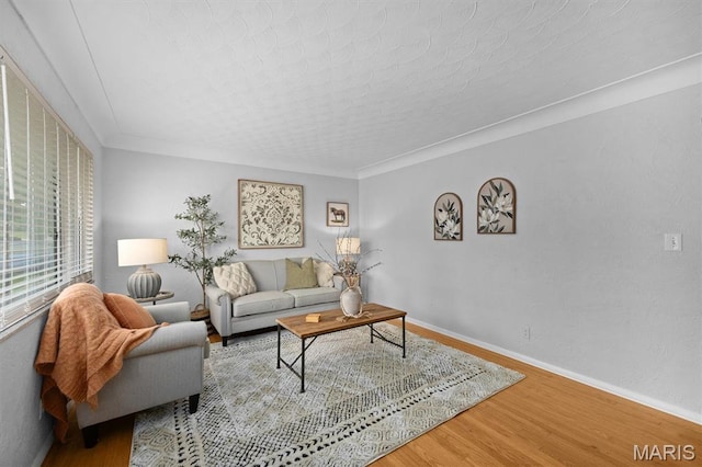22 Briarwood Dr, Belleville, IL 62223 - living room with wood finished floors and baseboards