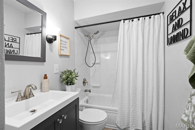 22 Briarwood Dr, Belleville, IL 62223 - full bathroom with shower / bath combo with shower curtain, toilet, and vanity