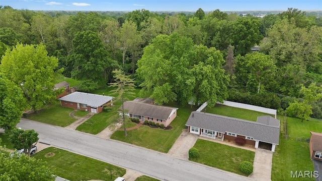 22 Briarwood Dr, Belleville, IL 62223 - bird's eye view of a forest