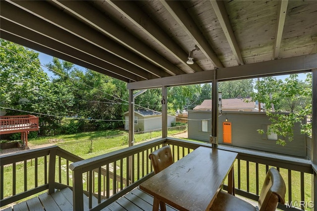 4020 Neosho St, Saint Louis, MO 63116 - view of deck