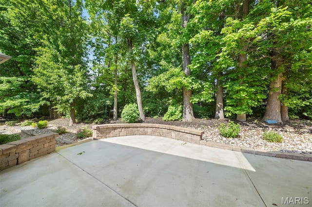 1019 Hawks Landing Dr, Lake St Louis, MO 63367 - view of patio featuring view of scattered trees