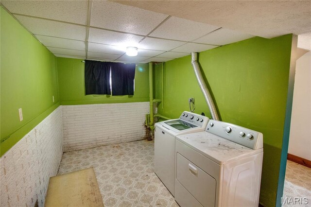 968 Super Slab Rd, Greenfield, IL 62044 - washroom featuring independent washer and dryer