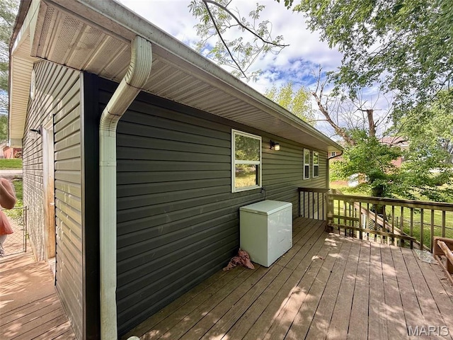 view of deck