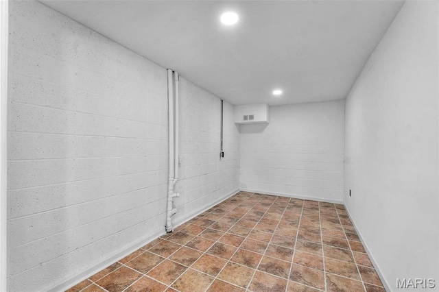1353 Karen Dr, Cape Girardeau, MO 63701 - finished basement with recessed lighting