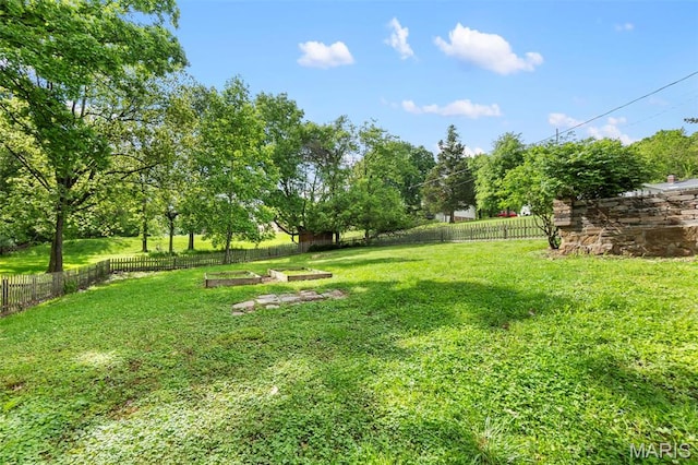 1353 Karen Dr, Cape Girardeau, MO 63701 - view of yard with a vegetable garden
