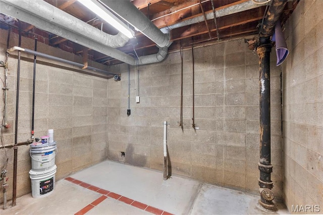 1353 Karen Dr, Cape Girardeau, MO 63701 - view of unfinished basement