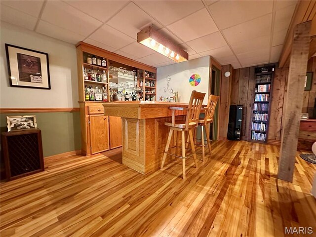 15716 County Road 5190, Rolla, MO 65401 - indoor dry bar with hardwood / wood-style flooring and a drop ceiling