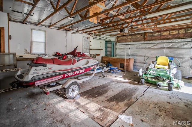212 Franklin St, Hardin, IL 62047 - garage featuring a garage door opener