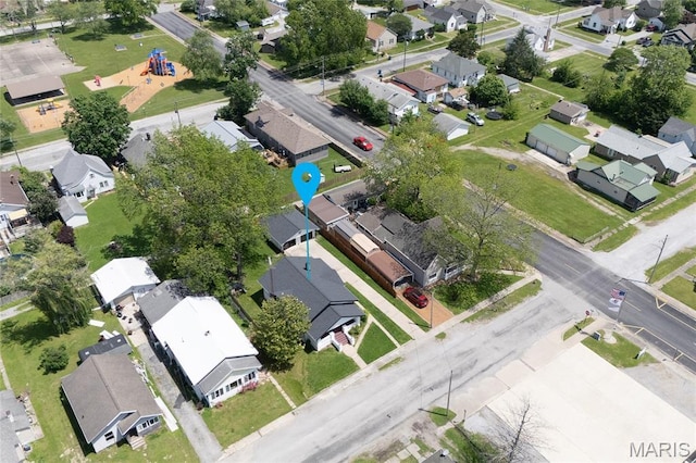 305 W Ray St, Christopher, IL 62822 - view of property location with nearby suburban area