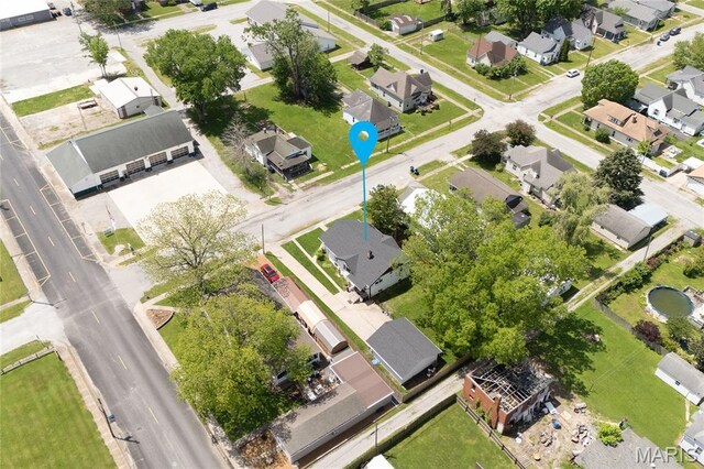 305 W Ray St, Christopher, IL 62822 - aerial view of residential area