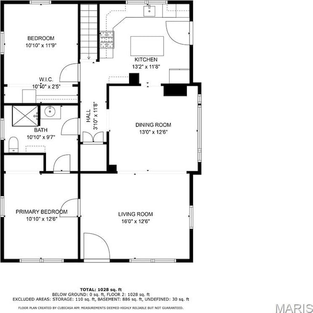 305 W Ray St, Christopher, IL 62822 - property floor plan