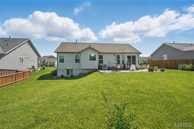 71 Hidden Mill Ct, Moscow Mills, MO 63362 - rear view of house featuring a patio area
