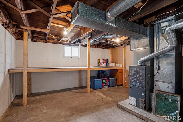 106 E Ofallon Dr, Caseyville, IL 62232 - basement featuring heating unit