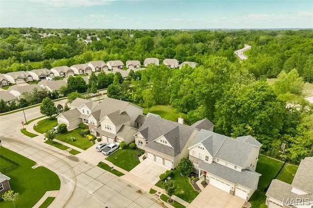1804 Sterling Oaks Dr, Saint Peters, MO 63376 - aerial perspective of suburban area
