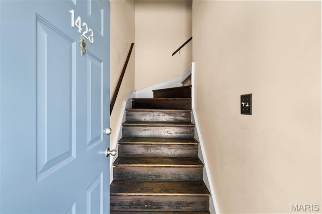 view of staircase