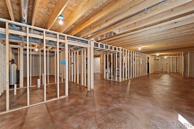 25 Gregory Michael Ln, Wright City, MO 63390 - unfinished basement featuring a water softener