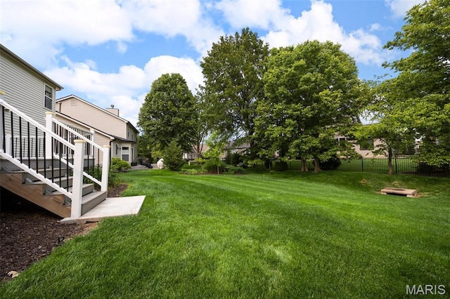 12 Lambeth Ln Unit 11B, Dardenne Prairie, MO 63368 - view of yard featuring stairs