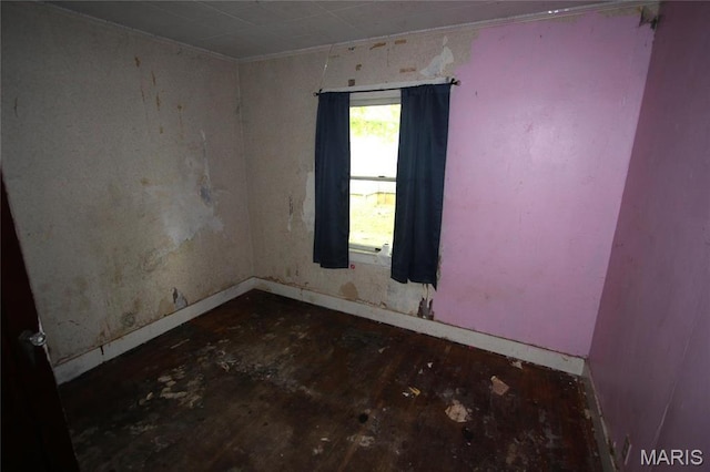 408 S A St, Farmington, MO 63640 - empty room with baseboards and wood finished floors