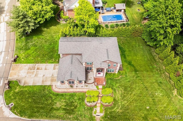 view of subject property