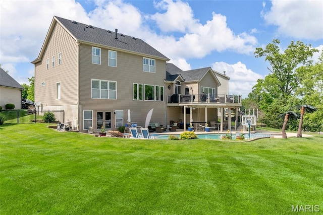 rear view of house featuring a patio area