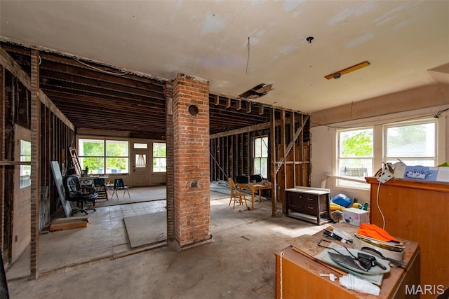 1085 Frisco Dr, Catawissa, MO 63015 - miscellaneous room with unfinished concrete floors