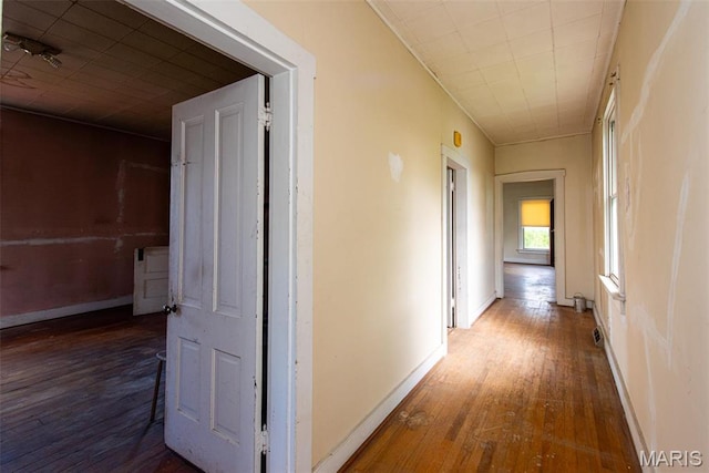1085 Frisco Dr, Catawissa, MO 63015 - corridor with hardwood / wood-style flooring and baseboards