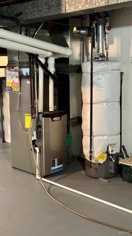 4028 Esseldale Dr, Saint Ann, MO 63074 - utilities with gas water heater
