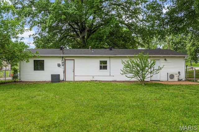 284 Ramsey Ln, Ballwin, MO 63021 - rear view of property with cooling unit and a cooling unit