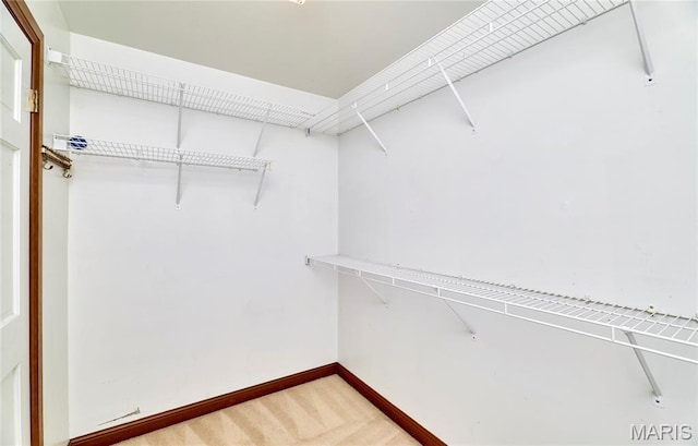 14424 Valley Meadow Ct W, Chesterfield, MO 63017 - walk in closet with carpet flooring