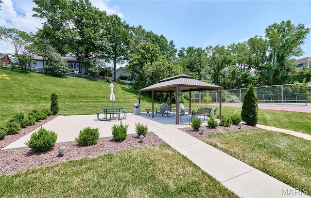 14424 Valley Meadow Ct W, Chesterfield, MO 63017 - view of community featuring a gazebo