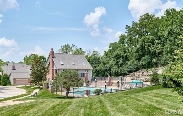 14424 Valley Meadow Ct W, Chesterfield, MO 63017 - view of pool