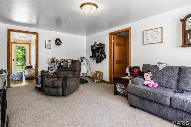 1158 Mulberry St, Bismarck, MO 63624 - living area featuring carpet floors and baseboards