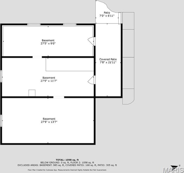 402 N 11th St, De Soto, MO 63020 - floor plan / room layout