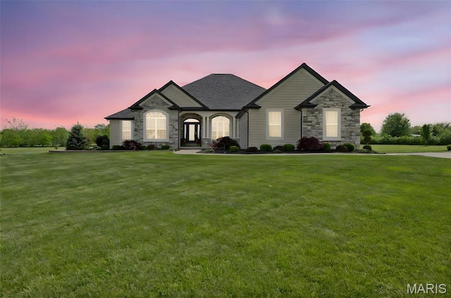 2 Mahogany Run, Farmington, MO 63640 - french provincial home with stone siding and a front yard