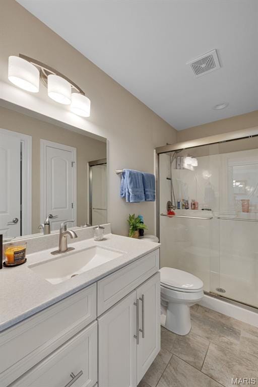 2 Mahogany Run, Farmington, MO 63640 - full bathroom with toilet, a shower stall, and vanity