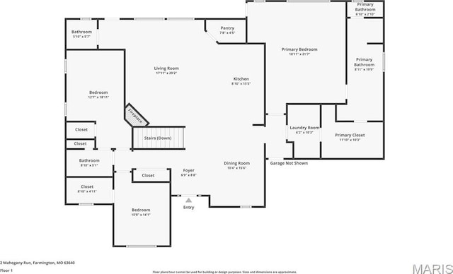 2 Mahogany Run, Farmington, MO 63640 - home floor plan
