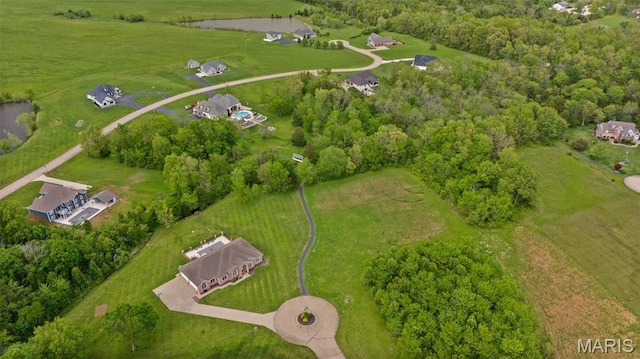 2 Mahogany Run, Farmington, MO 63640 - aerial view of property and surrounding area featuring rural landscape