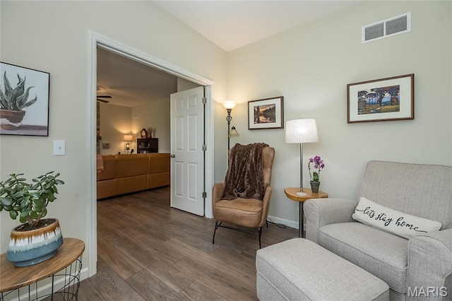 17006 Main St, Wildwood, MO 63040 - sitting room with wood finished floors and baseboards