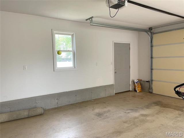 408 Crestview St, Cuba, MO 65453 - garage featuring a garage door opener
