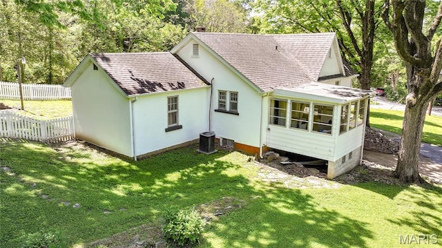 931 Sugarloaf Hill Rd, Dupo, IL 62239 - rear view of property featuring a chimney and stucco siding