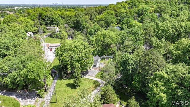 931 Sugarloaf Hill Rd, Dupo, IL 62239 - view of property location with a heavily wooded area