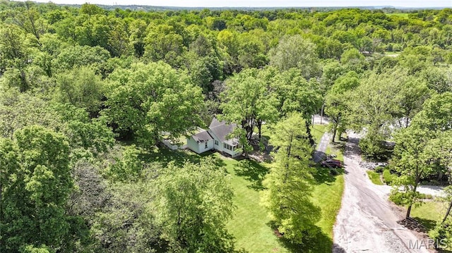 931 Sugarloaf Hill Rd, Dupo, IL 62239 - view of subject property with a heavily wooded area