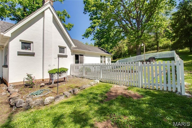 931 Sugarloaf Hill Rd, Dupo, IL 62239 - view of side of property featuring stucco siding and roof with shingles