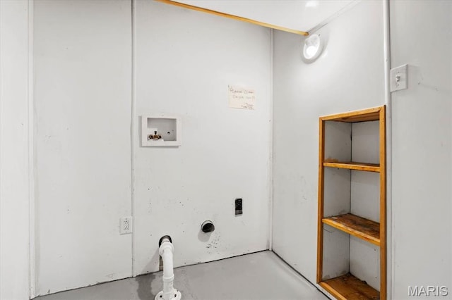 washroom featuring washer hookup, hookup for a gas dryer, and hookup for an electric dryer